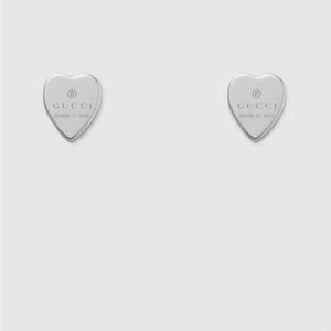 Gucci trademark Heart shaped earrings